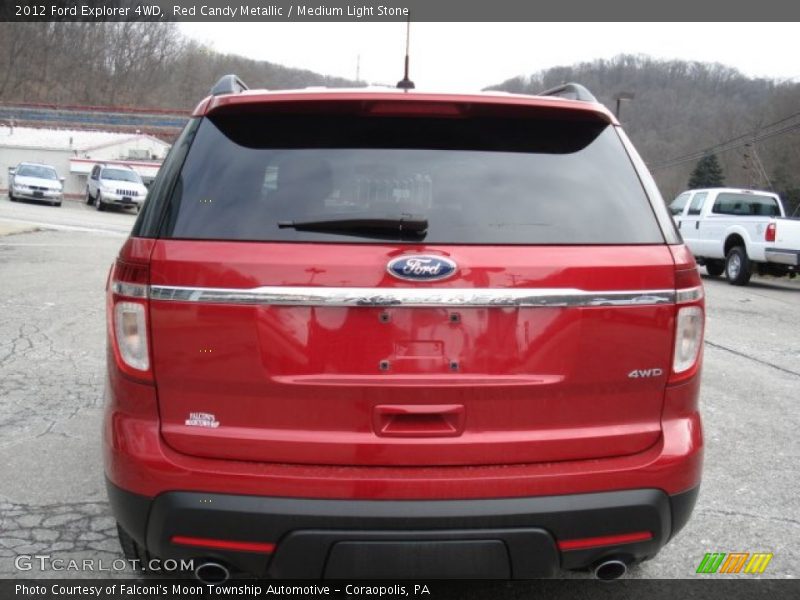 Red Candy Metallic / Medium Light Stone 2012 Ford Explorer 4WD