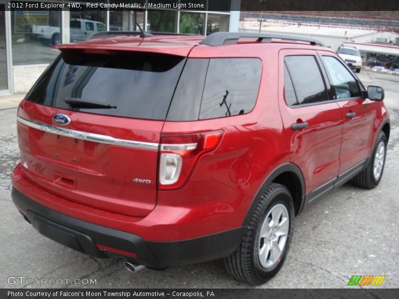 Red Candy Metallic / Medium Light Stone 2012 Ford Explorer 4WD