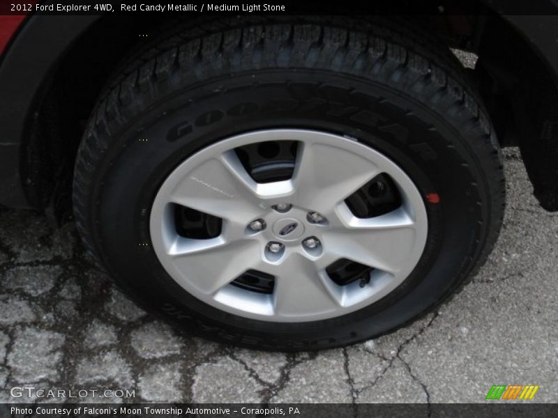 Red Candy Metallic / Medium Light Stone 2012 Ford Explorer 4WD