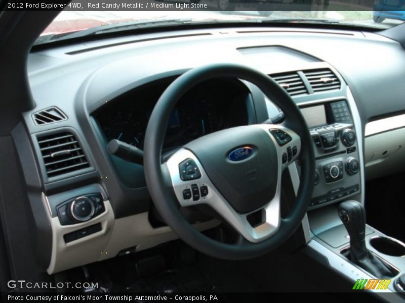 Red Candy Metallic / Medium Light Stone 2012 Ford Explorer 4WD