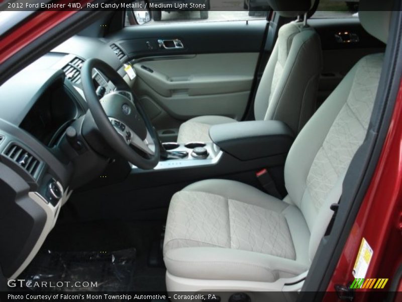 Red Candy Metallic / Medium Light Stone 2012 Ford Explorer 4WD
