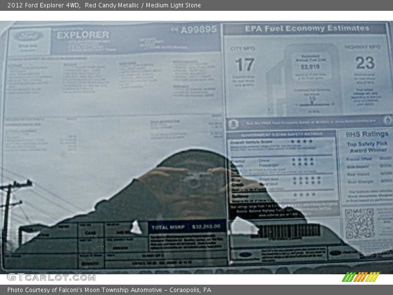 Red Candy Metallic / Medium Light Stone 2012 Ford Explorer 4WD