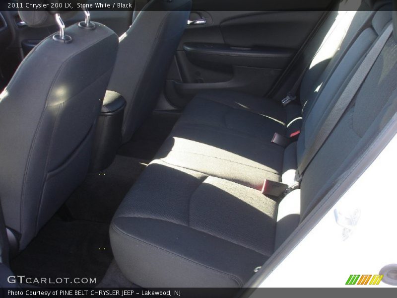 Stone White / Black 2011 Chrysler 200 LX