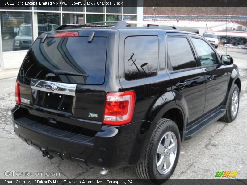 Ebony Black / Charcoal Black 2012 Ford Escape Limited V6 4WD