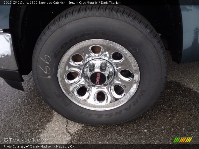 Stealth Gray Metallic / Dark Titanium 2012 GMC Sierra 1500 Extended Cab 4x4