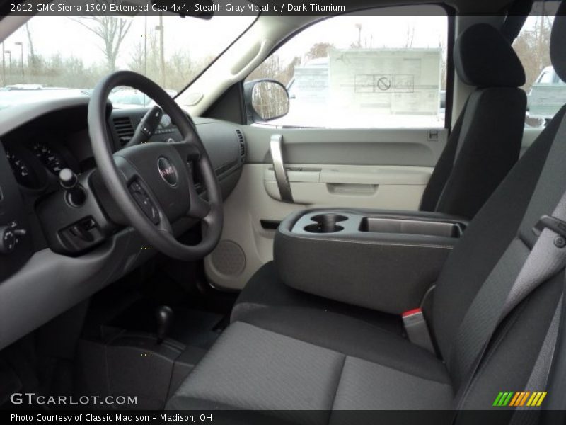 Stealth Gray Metallic / Dark Titanium 2012 GMC Sierra 1500 Extended Cab 4x4