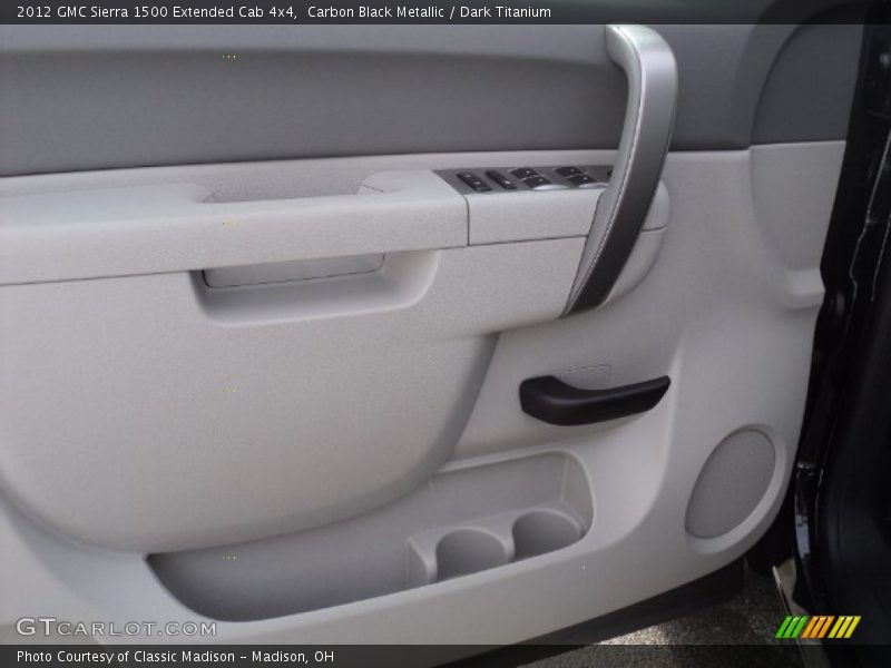 Carbon Black Metallic / Dark Titanium 2012 GMC Sierra 1500 Extended Cab 4x4