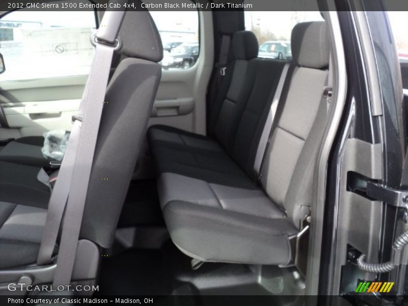 Carbon Black Metallic / Dark Titanium 2012 GMC Sierra 1500 Extended Cab 4x4