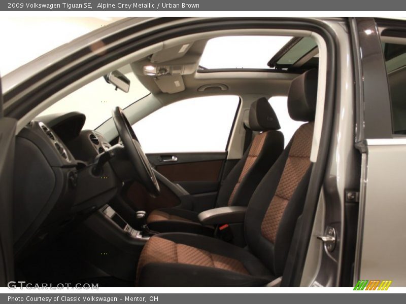  2009 Tiguan SE Urban Brown Interior