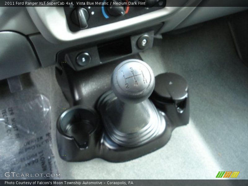  2011 Ranger XLT SuperCab 4x4 5 Speed Manual Shifter