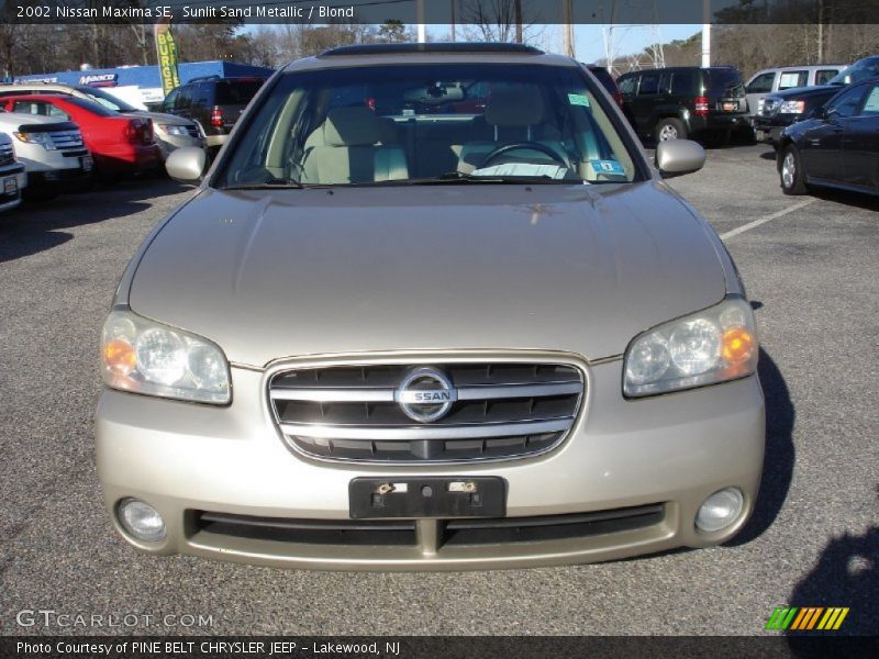 Sunlit Sand Metallic / Blond 2002 Nissan Maxima SE