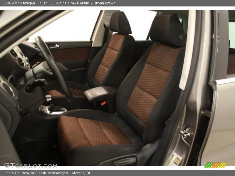  2009 Tiguan SE Urban Brown Interior