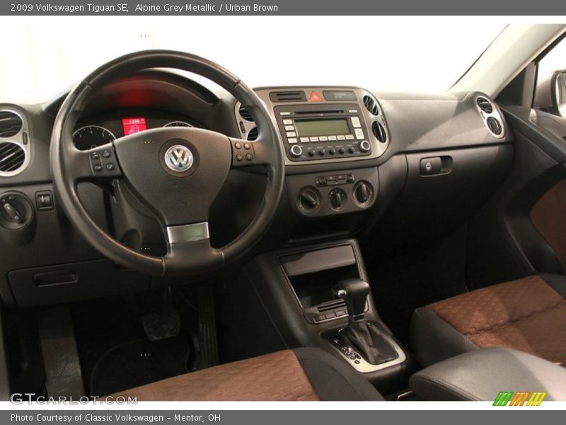 Dashboard of 2009 Tiguan SE