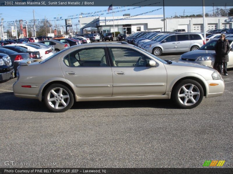 Sunlit Sand Metallic / Blond 2002 Nissan Maxima SE