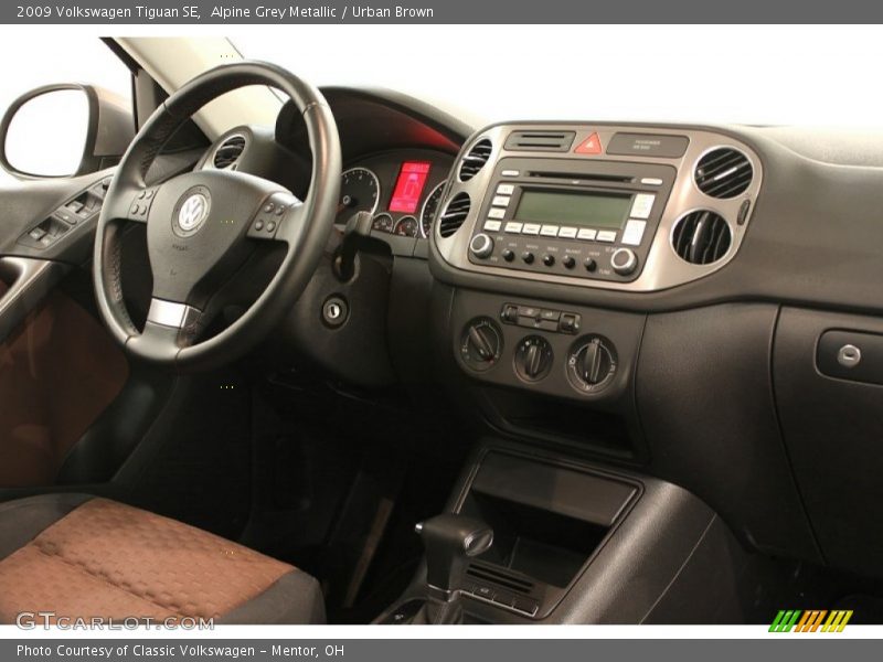 Dashboard of 2009 Tiguan SE