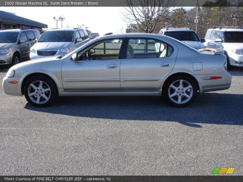 Sunlit Sand Metallic / Blond 2002 Nissan Maxima SE