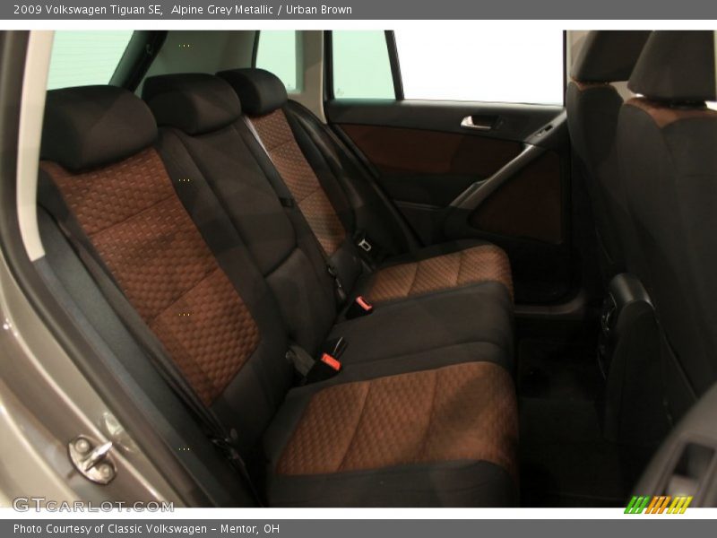  2009 Tiguan SE Urban Brown Interior
