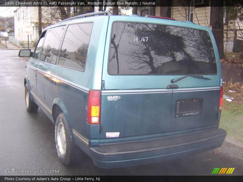 Medium Quasar Blue Metallic / Neutral 1995 Chevrolet Astro CL AWD Passenger Van