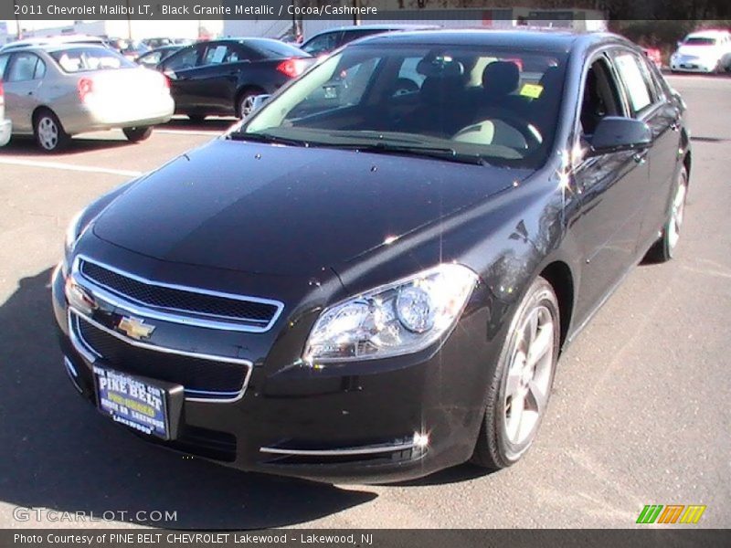 Black Granite Metallic / Cocoa/Cashmere 2011 Chevrolet Malibu LT