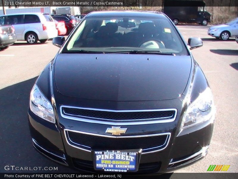 Black Granite Metallic / Cocoa/Cashmere 2011 Chevrolet Malibu LT
