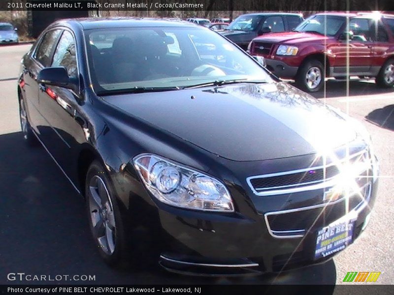 Black Granite Metallic / Cocoa/Cashmere 2011 Chevrolet Malibu LT