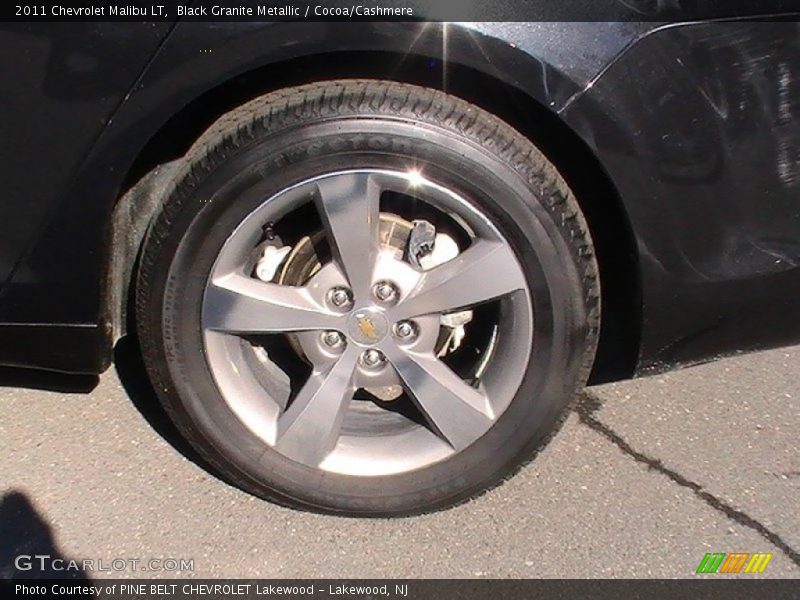 Black Granite Metallic / Cocoa/Cashmere 2011 Chevrolet Malibu LT