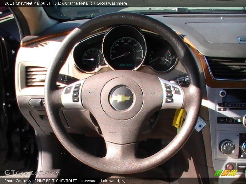 Black Granite Metallic / Cocoa/Cashmere 2011 Chevrolet Malibu LT