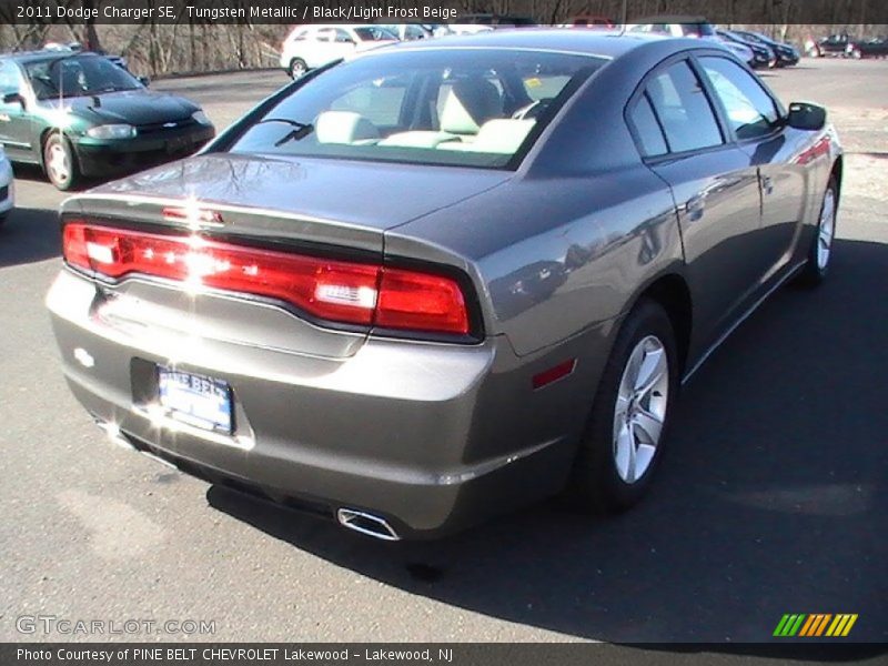 Tungsten Metallic / Black/Light Frost Beige 2011 Dodge Charger SE