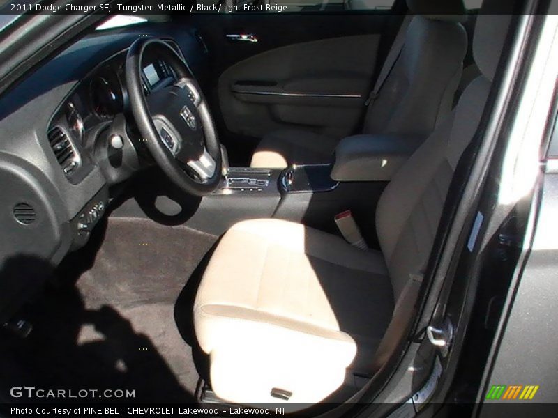 Tungsten Metallic / Black/Light Frost Beige 2011 Dodge Charger SE