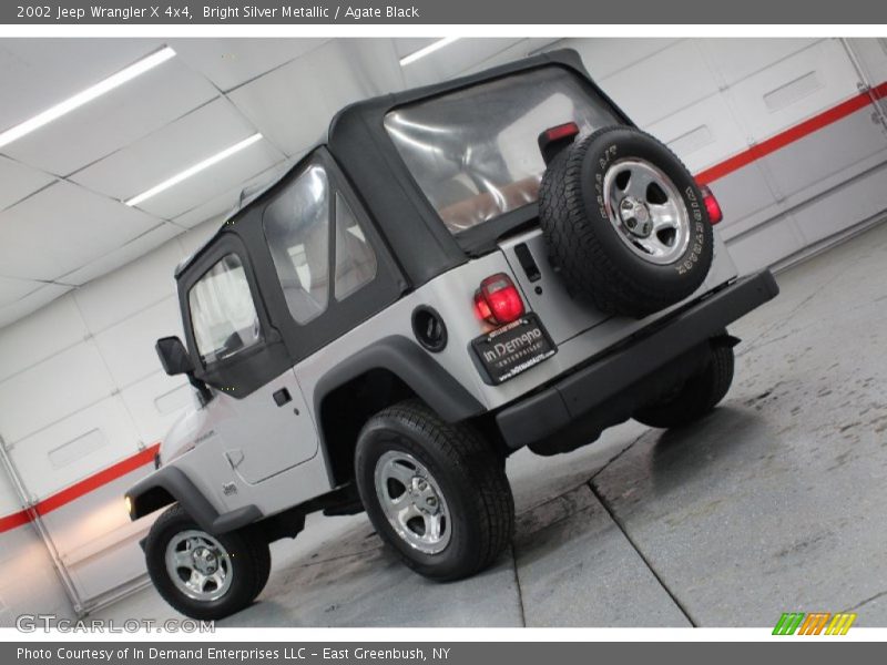Bright Silver Metallic / Agate Black 2002 Jeep Wrangler X 4x4