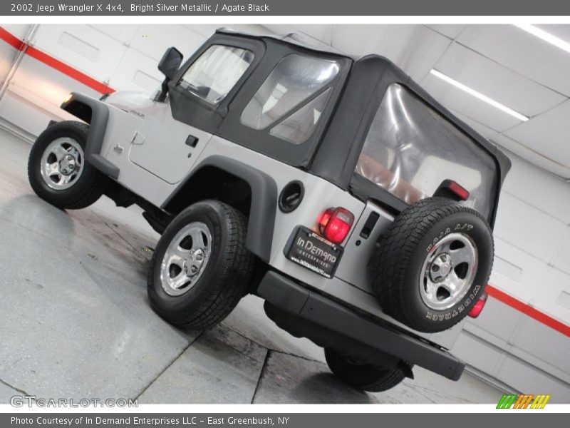 Bright Silver Metallic / Agate Black 2002 Jeep Wrangler X 4x4