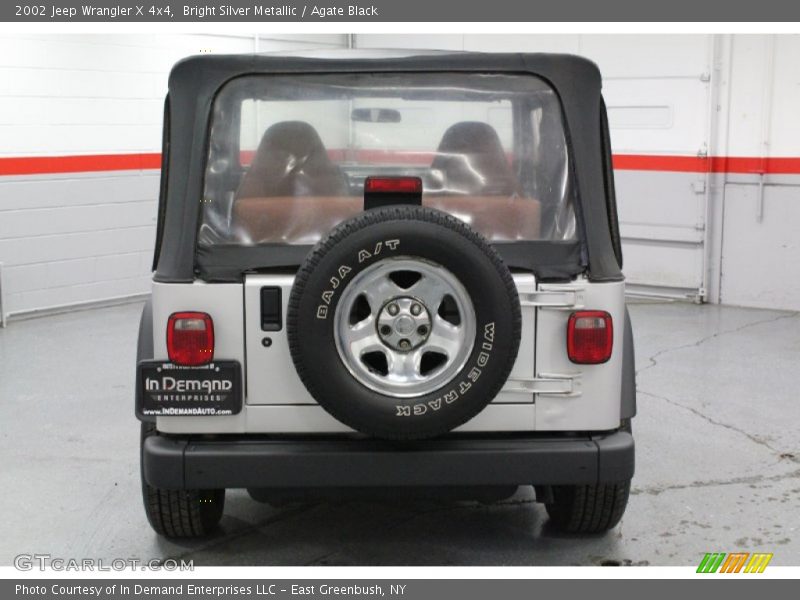 Bright Silver Metallic / Agate Black 2002 Jeep Wrangler X 4x4