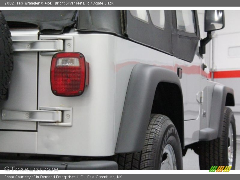 Bright Silver Metallic / Agate Black 2002 Jeep Wrangler X 4x4