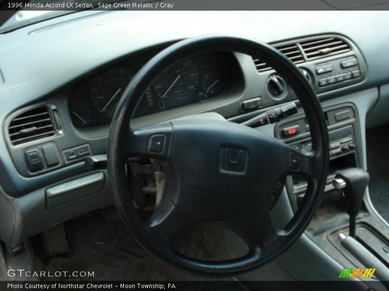 Sage Green Metallic / Gray 1996 Honda Accord LX Sedan