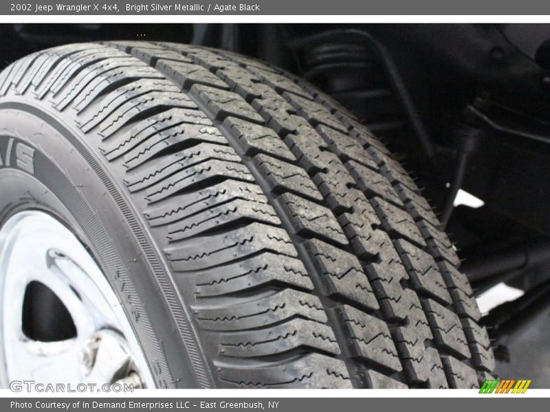 Bright Silver Metallic / Agate Black 2002 Jeep Wrangler X 4x4