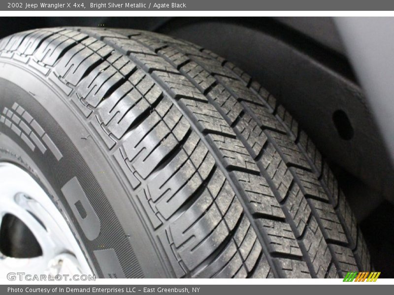 Bright Silver Metallic / Agate Black 2002 Jeep Wrangler X 4x4