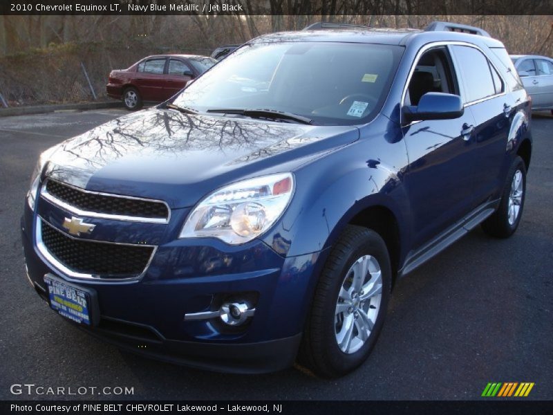 Navy Blue Metallic / Jet Black 2010 Chevrolet Equinox LT