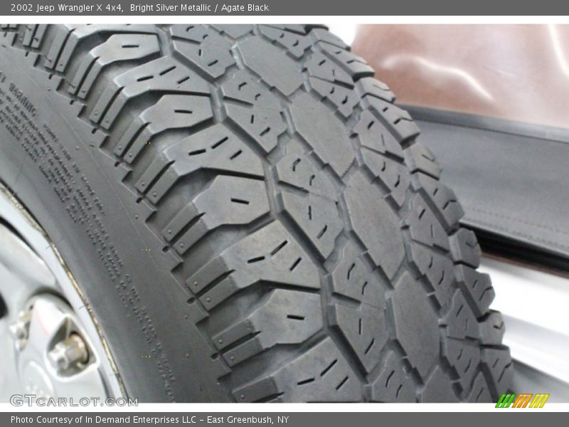 Bright Silver Metallic / Agate Black 2002 Jeep Wrangler X 4x4