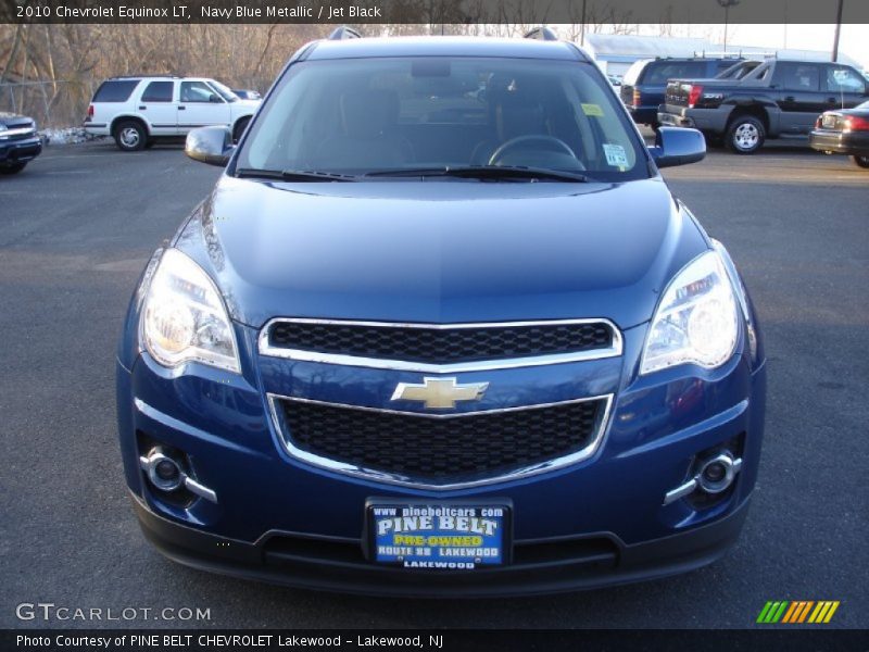 Navy Blue Metallic / Jet Black 2010 Chevrolet Equinox LT