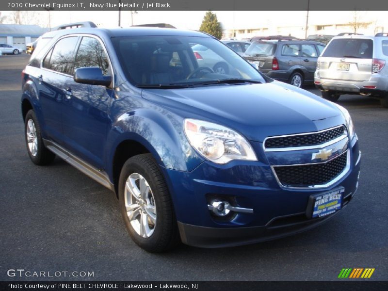 Navy Blue Metallic / Jet Black 2010 Chevrolet Equinox LT