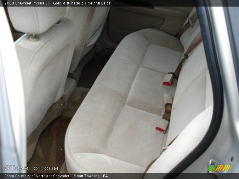 Gold Mist Metallic / Neutral Beige 2008 Chevrolet Impala LT