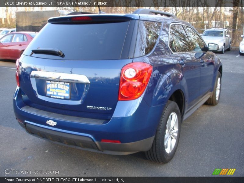 Navy Blue Metallic / Jet Black 2010 Chevrolet Equinox LT