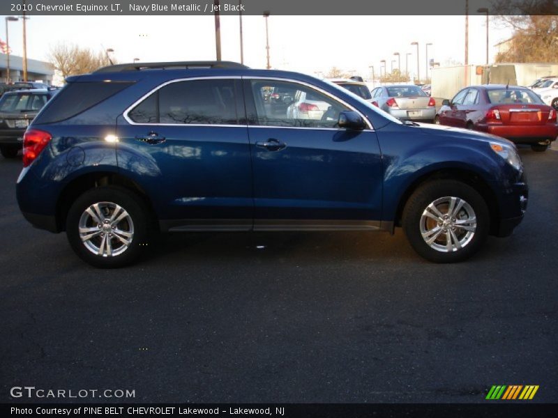 Navy Blue Metallic / Jet Black 2010 Chevrolet Equinox LT