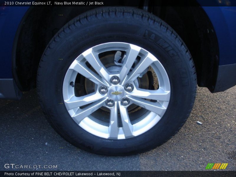 Navy Blue Metallic / Jet Black 2010 Chevrolet Equinox LT