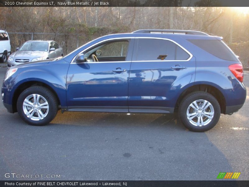 Navy Blue Metallic / Jet Black 2010 Chevrolet Equinox LT