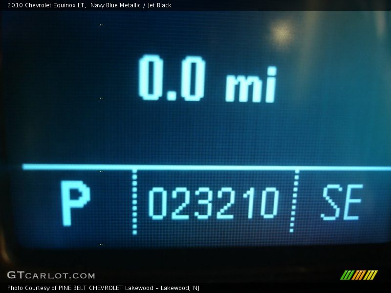 Navy Blue Metallic / Jet Black 2010 Chevrolet Equinox LT