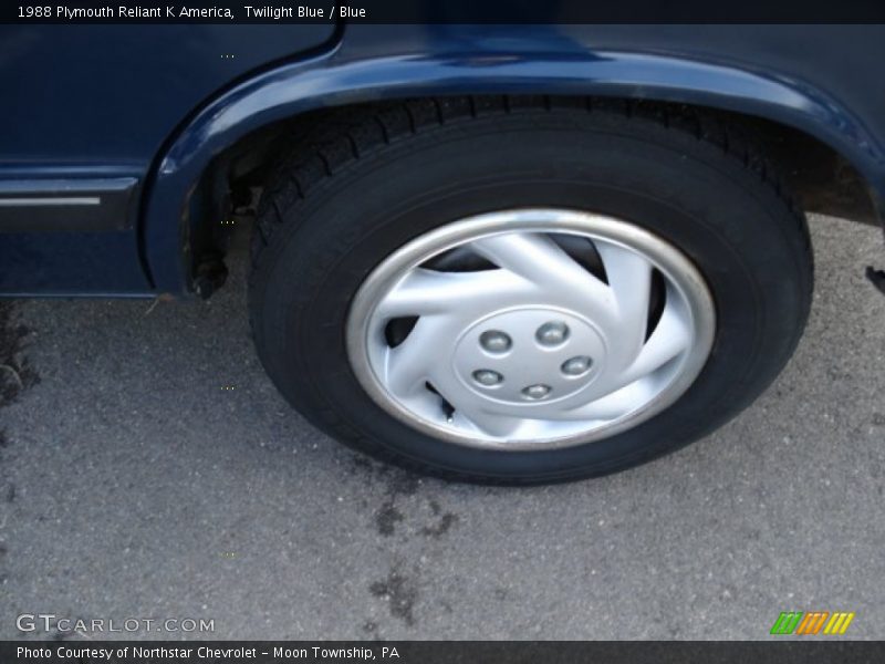Twilight Blue / Blue 1988 Plymouth Reliant K America