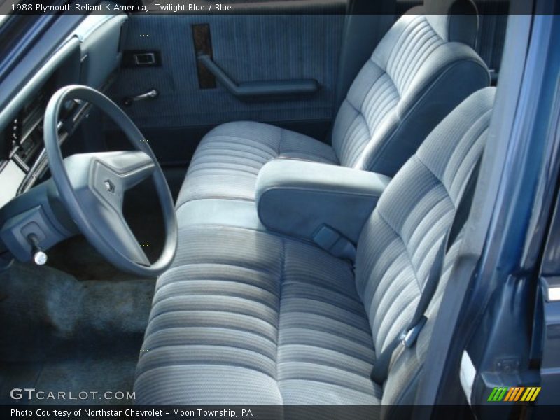 Twilight Blue / Blue 1988 Plymouth Reliant K America