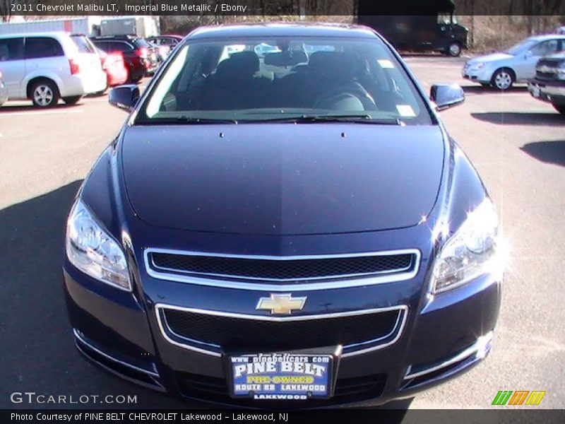 Imperial Blue Metallic / Ebony 2011 Chevrolet Malibu LT