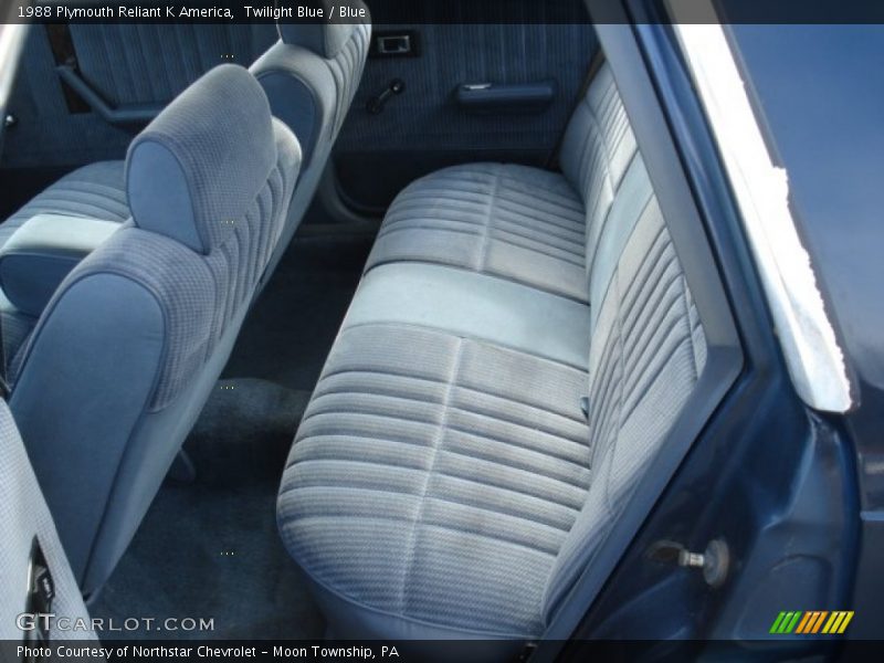 Twilight Blue / Blue 1988 Plymouth Reliant K America